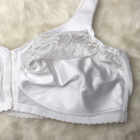 Glamorise MagicLift White Bra Plus Size 54E NEW - Picture 3 of 12